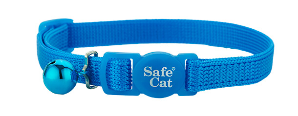 blue soft cat collar