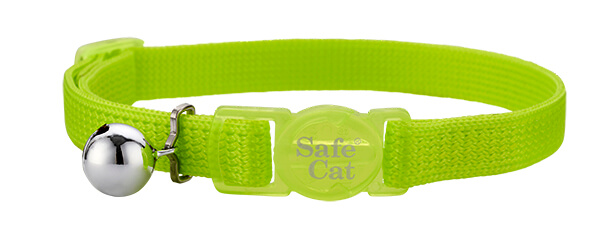 chartreuse soft cat collar