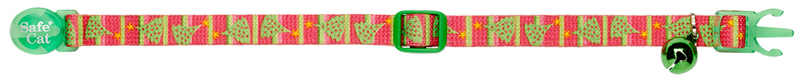 christmas cat collar - christmas tree