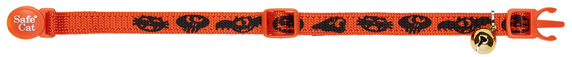 scary gang halloween cat collar